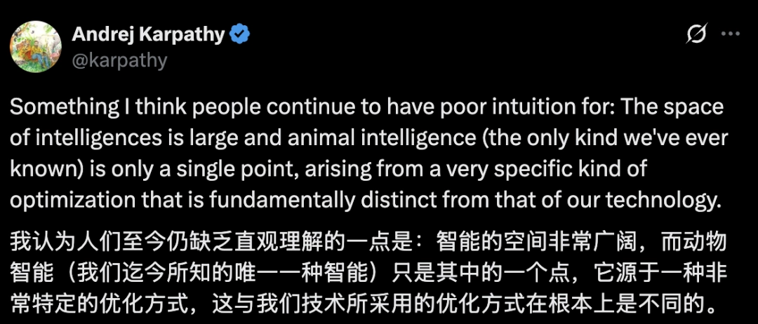 Karpathy最新发文：别把AI当人看，它没欲望也不怕死
