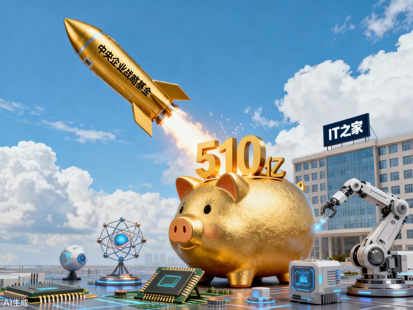 首期规模达510亿元：央企战略性新兴产业发展专项基金启动，重点投向人工智能、航空航天、量子科技等领域