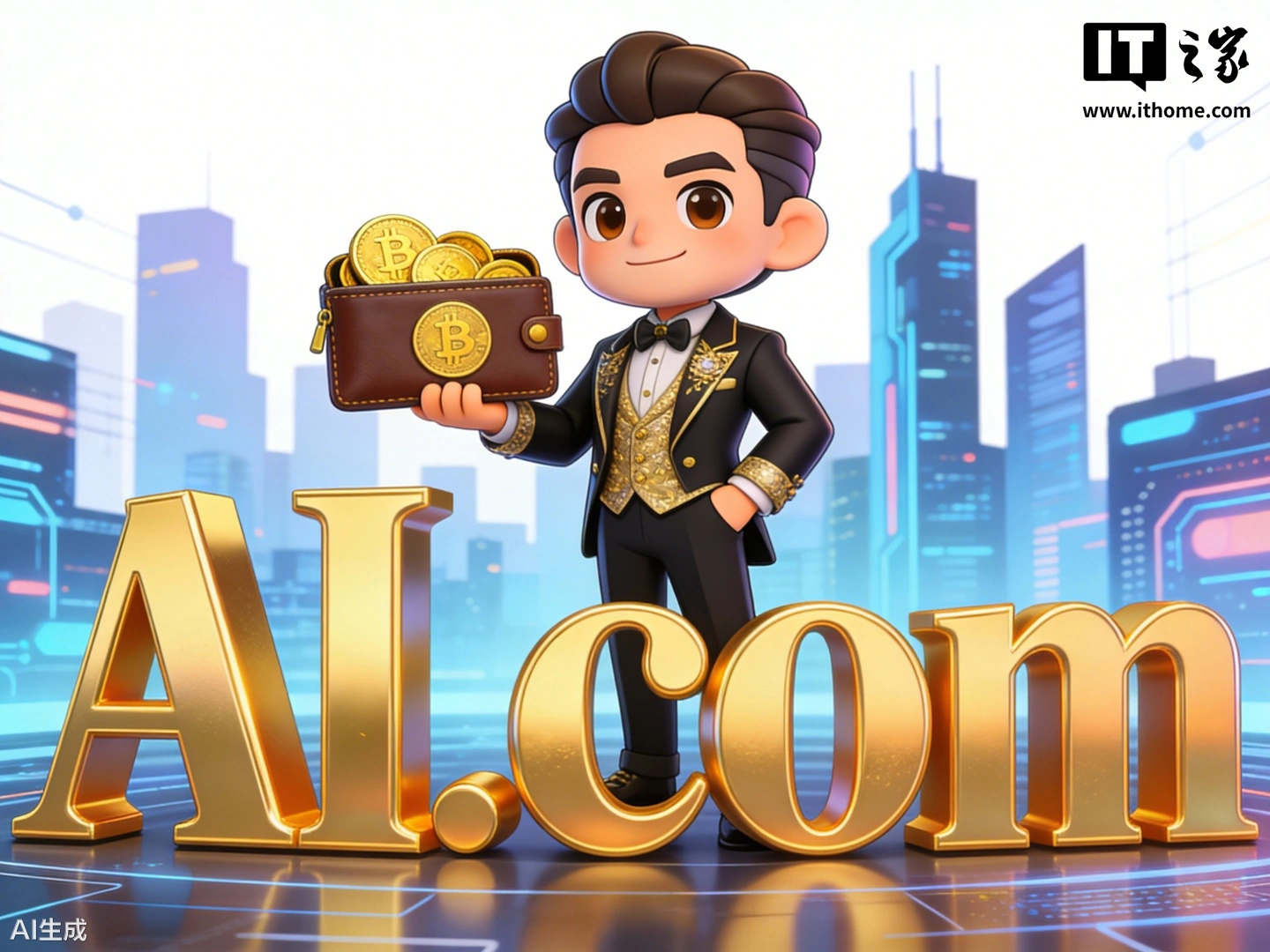 Crypto.com 创始人马尔扎莱克斥资 7000 万美元购得顶级域名 AI.com，创交易价格纪录