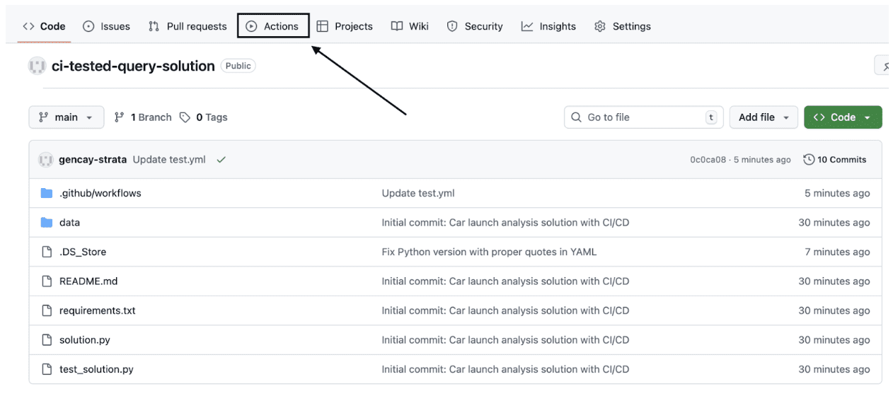 Versioning and Testing Data Solutions