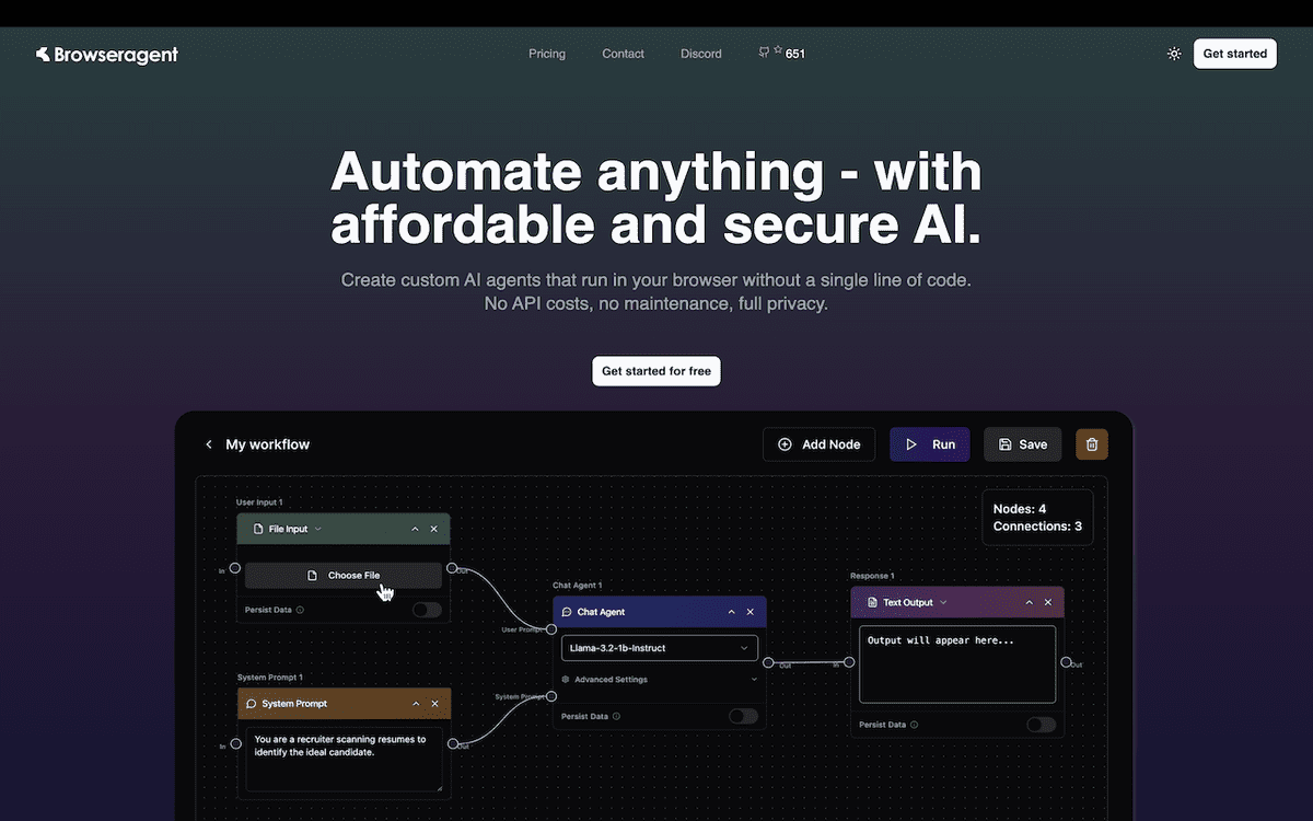 BrowserAgent screenshot