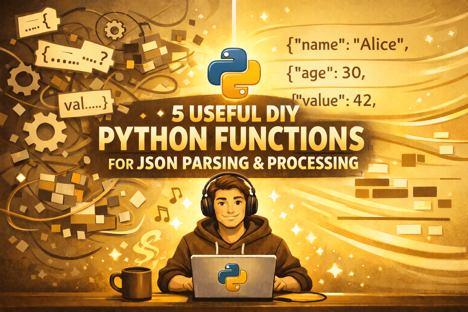 5个实用的DIY Python函数，用于JSON解析和处理