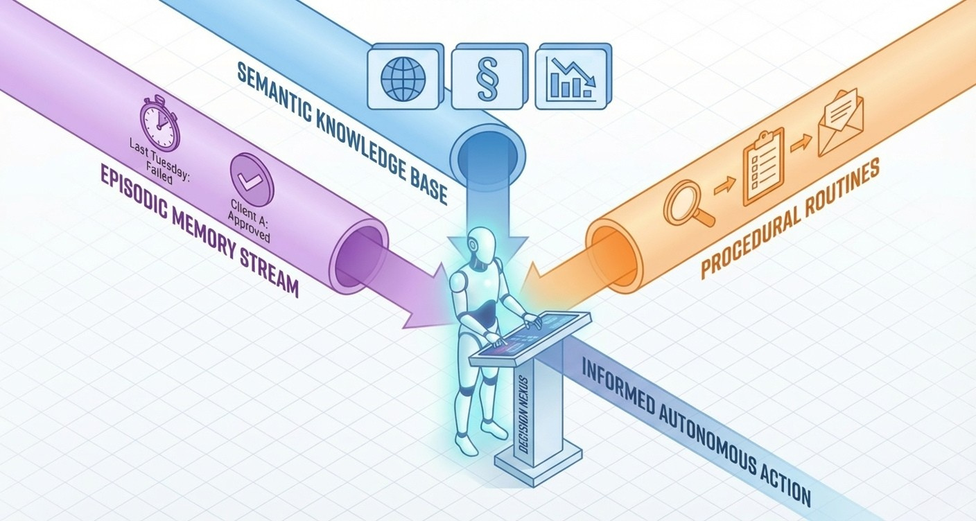 beyond short-term memory 3 types long-term memory ai agents need