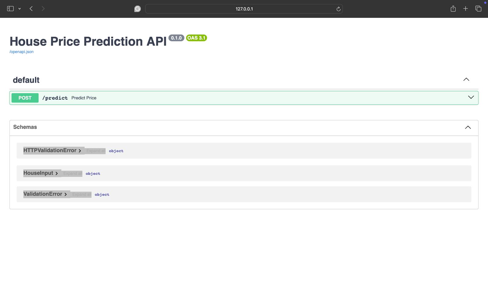 Run Your API Locally